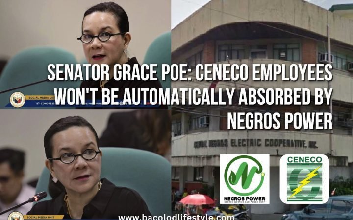 Senator Grace Poe CENECO Employees Won't Get Automatic Jobs with Negros Power