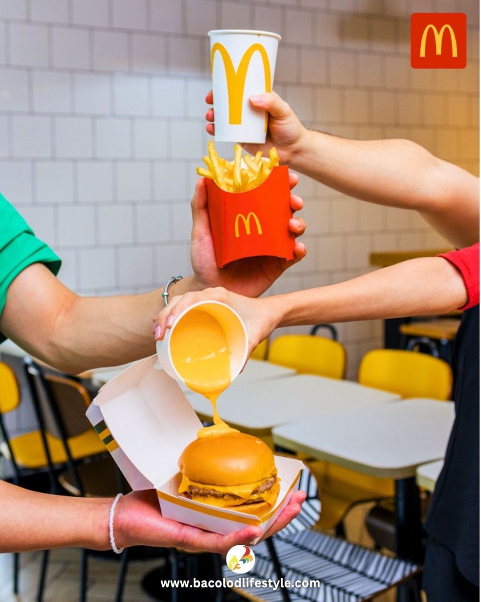 McDonald&rsquo;s Cheese Dunk with Fries and Drinks