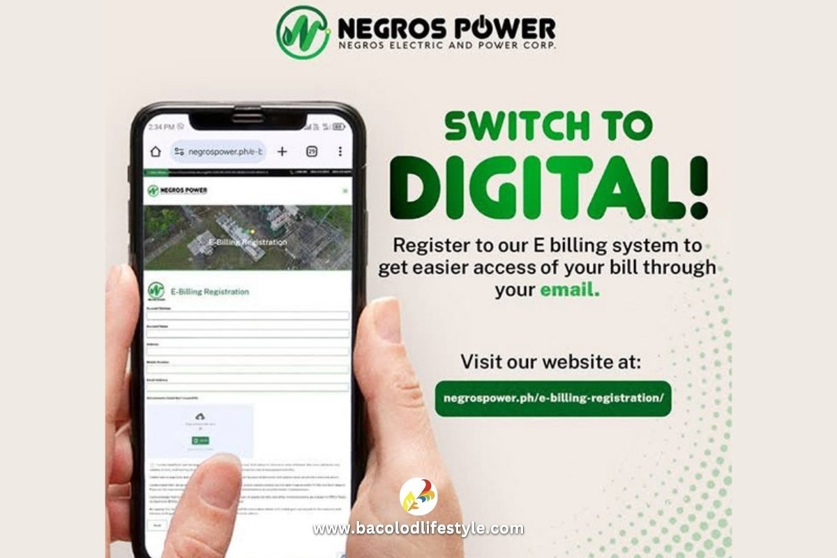 Register to Negros Power new E-Billing system