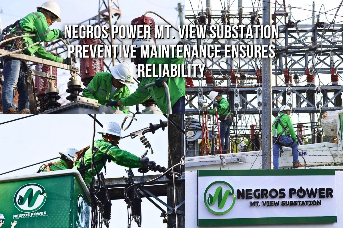 Negros Power Mt. View Substation Preventive Maintenance Ensures Reliability