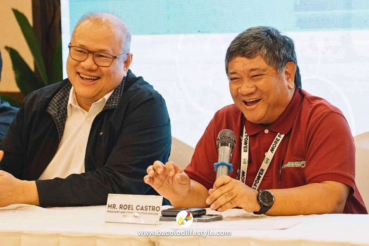 IEMOP President Atty. Richard Nethercott and MORE PowerNegros PowerBohol Light President Roel Castro