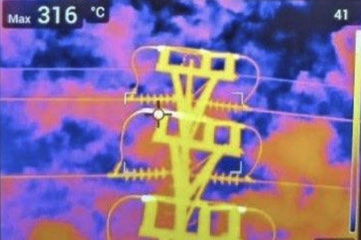 Negros Power Thermal scan of overheating switch