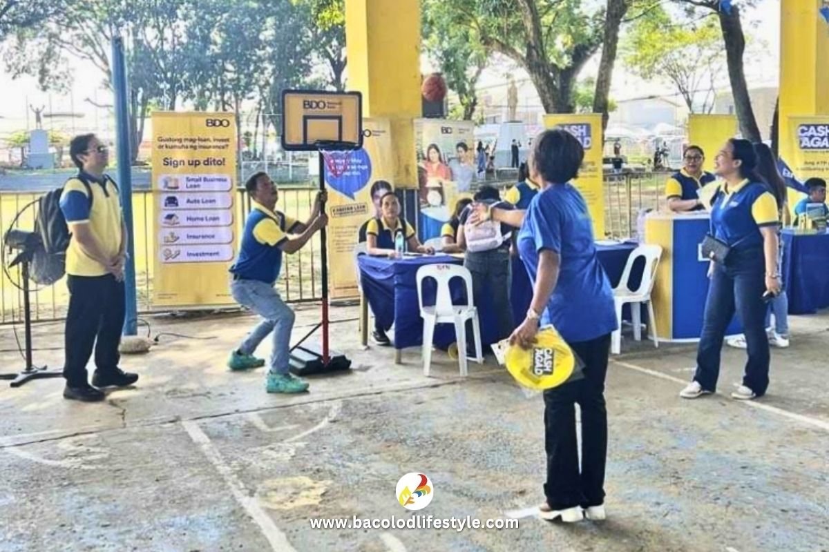 Residents take part in the BDO Network Bank Mini Fiesta