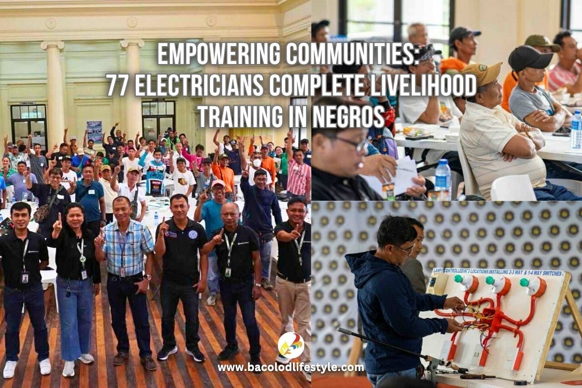 Empowering Communities - 77 Electricians Complete Livelihood Training in Negros