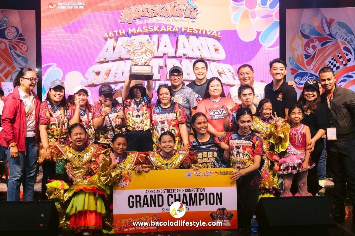 Grand Champion Estefania Elementary School - Schools Category Masskara Festival Arena and Streetdance Competition