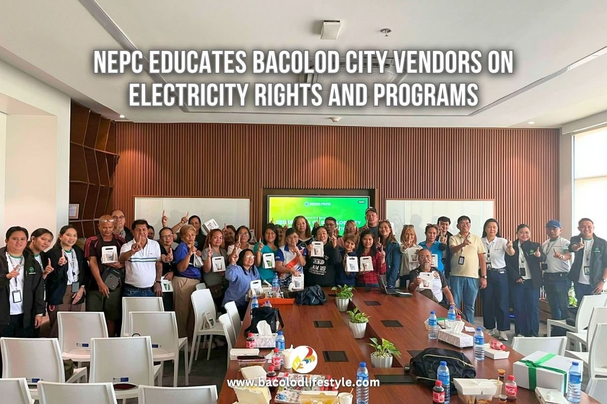 NEPC Educates Bacolod City Vendors on Electricity Rights and Programs