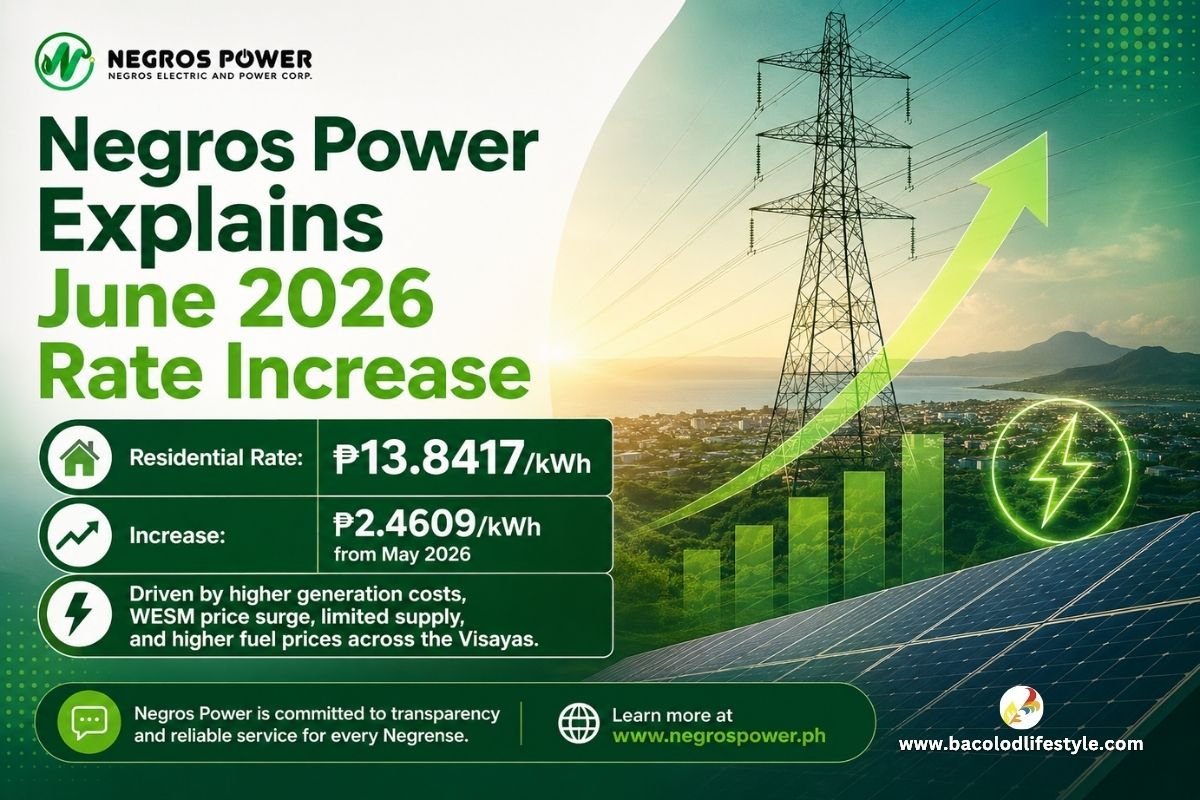 Negros Power Explains June 2026 Rate Increase