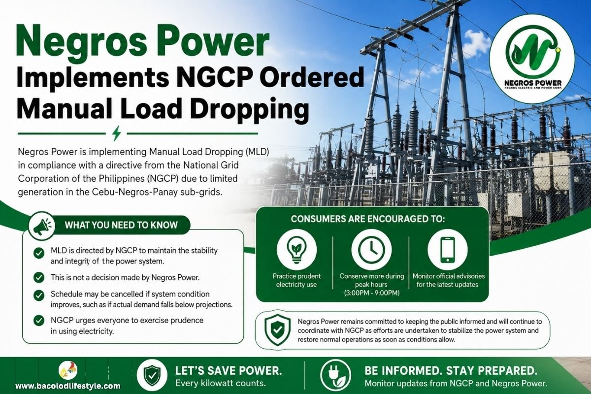 Negros Power Implements NGCP Ordered Manual Load Dropping